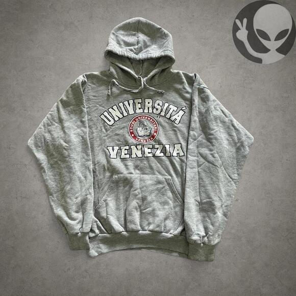 I Love Italy Sweatshirt Hoodie large grey Venezia Pullover - Picture 5 of 8